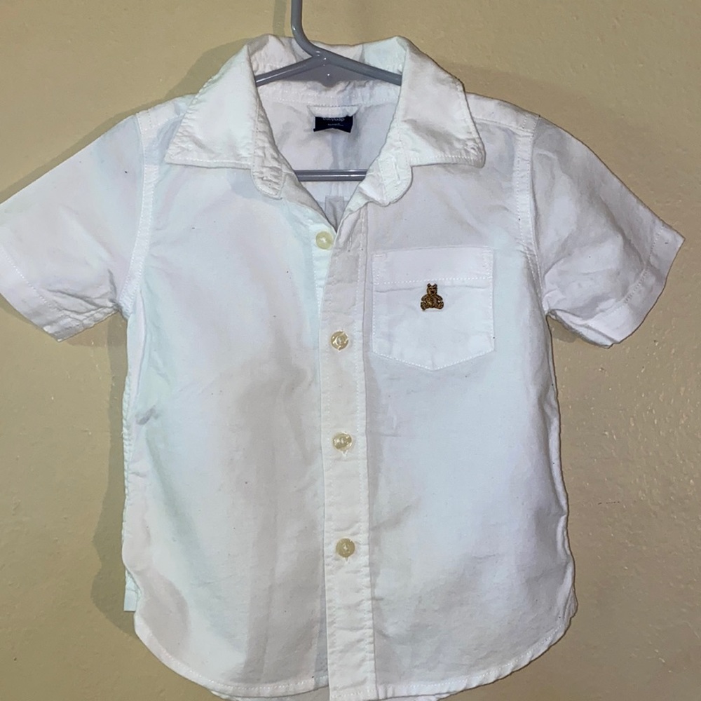 Toddler boys button down shirt